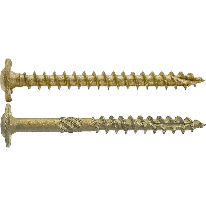 Jake Sales #14 x 2-1/2"" Construction Lag Screw Exterior Coated Torx/Star Drive Heavy Duty Structural Lag Screw Far Superior to Common Lag Screws (100 Screw Count) Modified Truss Washer Head - Image 5